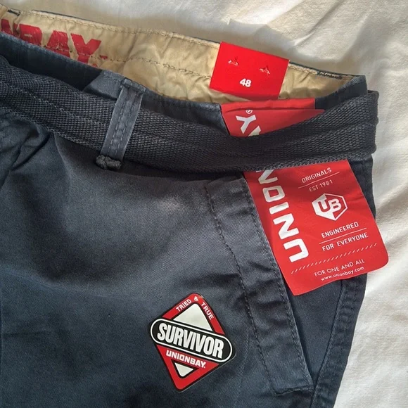 Union Bay Navy Survivor Shorts Size 48 - Picture 2 of 4